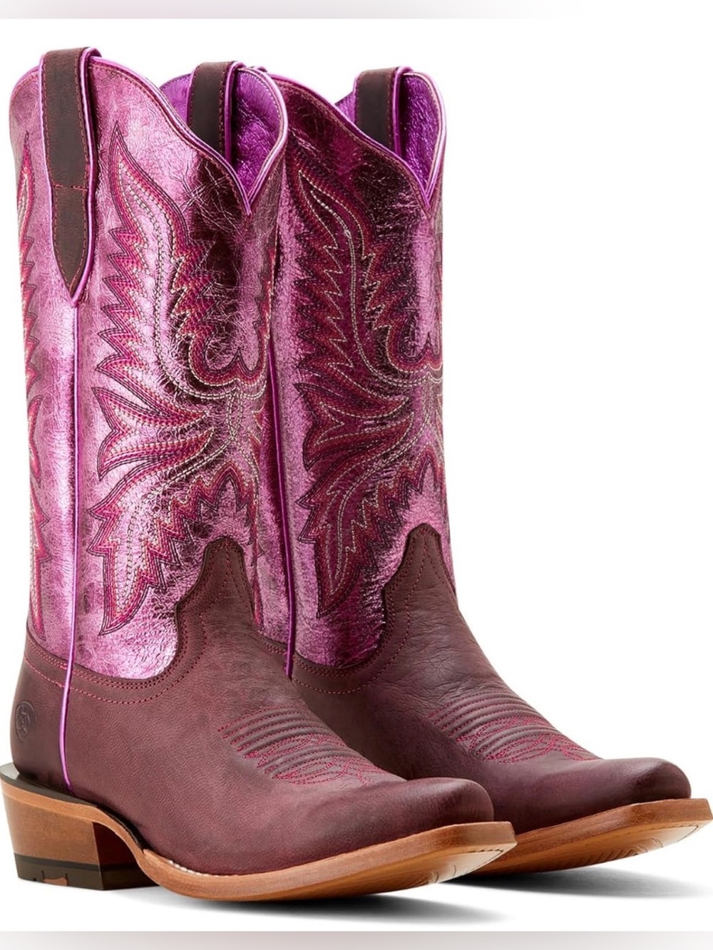 Ariat FUTURITY PINK WESTERN PUL ON BOOTS $260 NEW